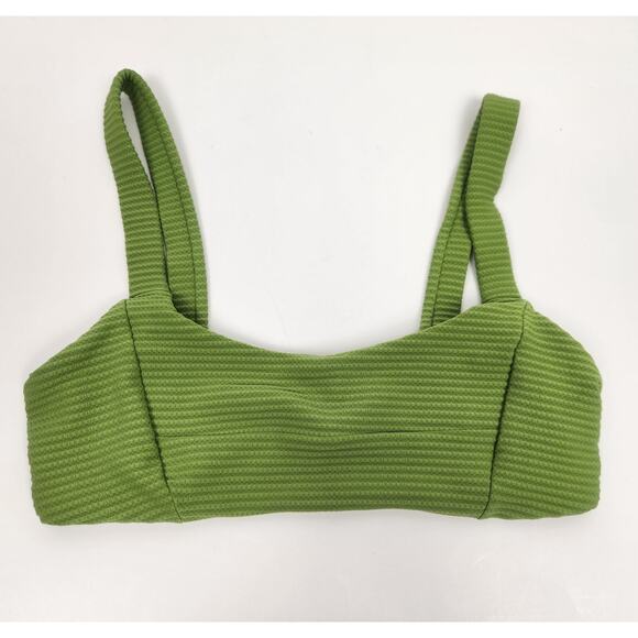 L*Space Jess Bikini Top in Green Size Small NWT - Picture 1 of 4